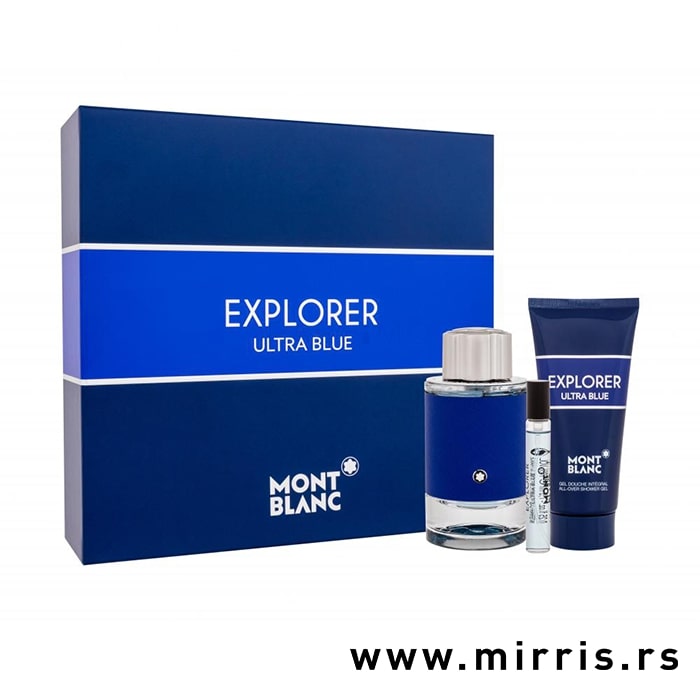 Muški set Montblanc Explorer Ultra Blue