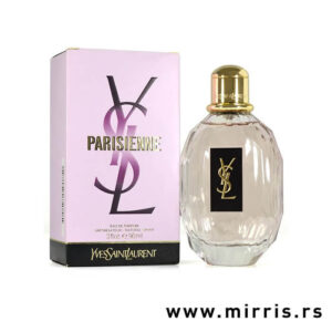 Bočica parfema Yves Saint Laurent Parisienne i ljubičasta kutija