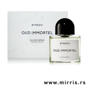 Bočica parfema Byredo Oud Immortel i bela kutija