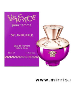 Boca parfema Versace Dylan Purple i ljubičasta kutija