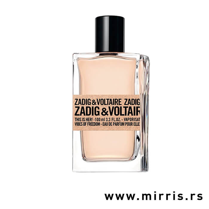 Bočica ženskog parfema Zadig&Voltaire This Is Her Freedom