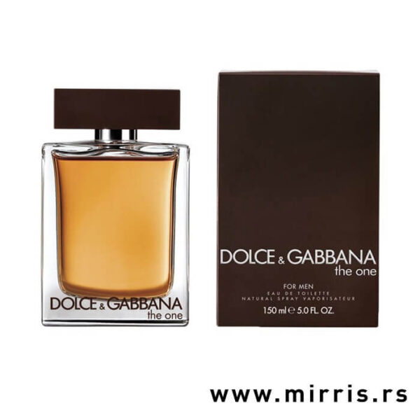 Boca parfema Dolce & Gabbana The One For Men Eau de Toilette i njegova originalna kutija
