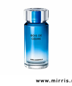 Plava bočica parfema Karl Lagerfeld Bois De Cedre