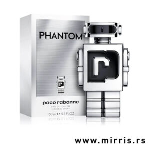 Boca muškog parfema Paco Rabanne Phantom i siva kutija