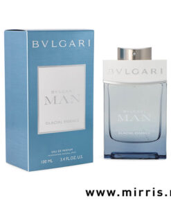 Bočica parfema Bvlgari Man Glacial Essence i plava kutija