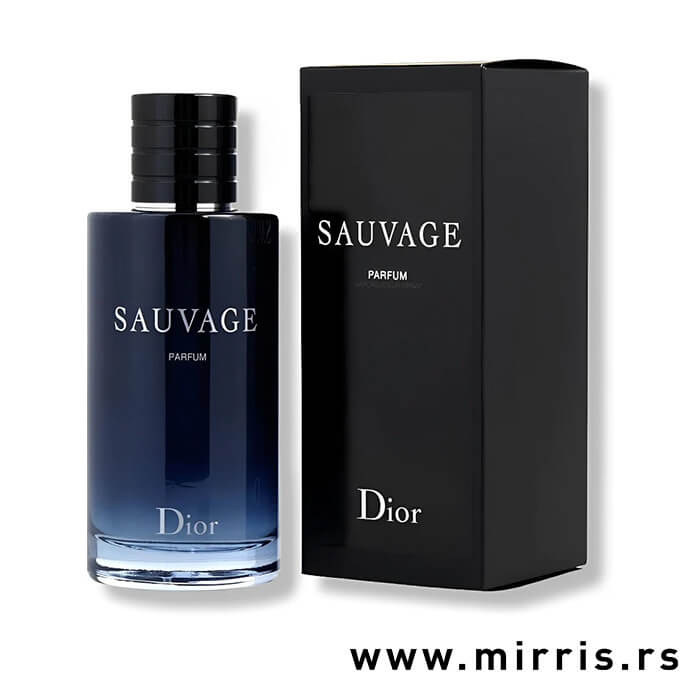 Boca muškog parfema Dior Sauvage Parfum i kutija