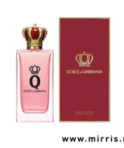 Bočica parfema Dolce & Gabbana Q pored originalne kutije