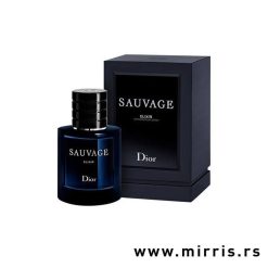 Bočica parfema Dior Sauvage Elixir i njegova kutija