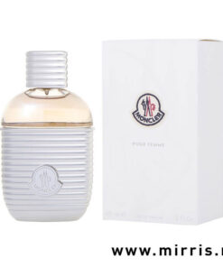 Boca ženskog parfema Moncler Pour Femme i bela kutija