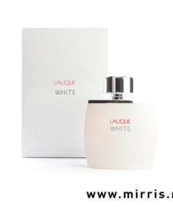 Boca muškog parfema Lalique White i bela kutija