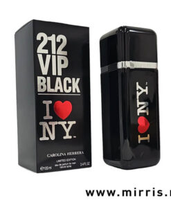 Boca muškog parfema Carolina Herrera 212 Vip Men Black Love NY i crna kutija