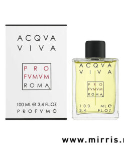 Bočica parfema Profumum Roma Acqua Viva pored originalne kutije