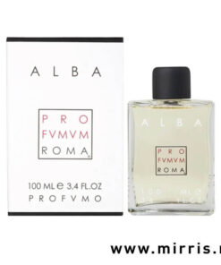 Boca parfema Profumum Roma Alba i kutija bele boje