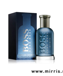 Boca muškog parfema Hugo Boss Bottled Infinite i plava kutija