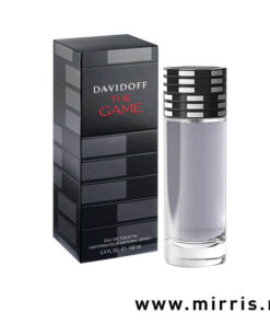 Bočica parfema Davidoff The Game pored originalne kutije