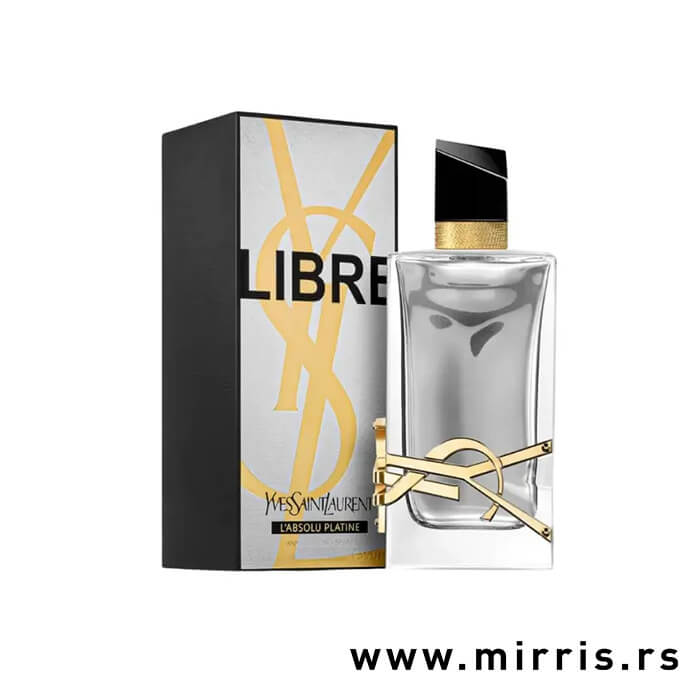 Boca parfema Yves Saint Laurent Libre L'Absolu Platine i njegova kutija