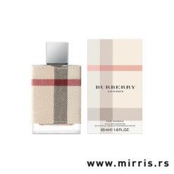 Boca i kutija žesnkog parfema Burberry London