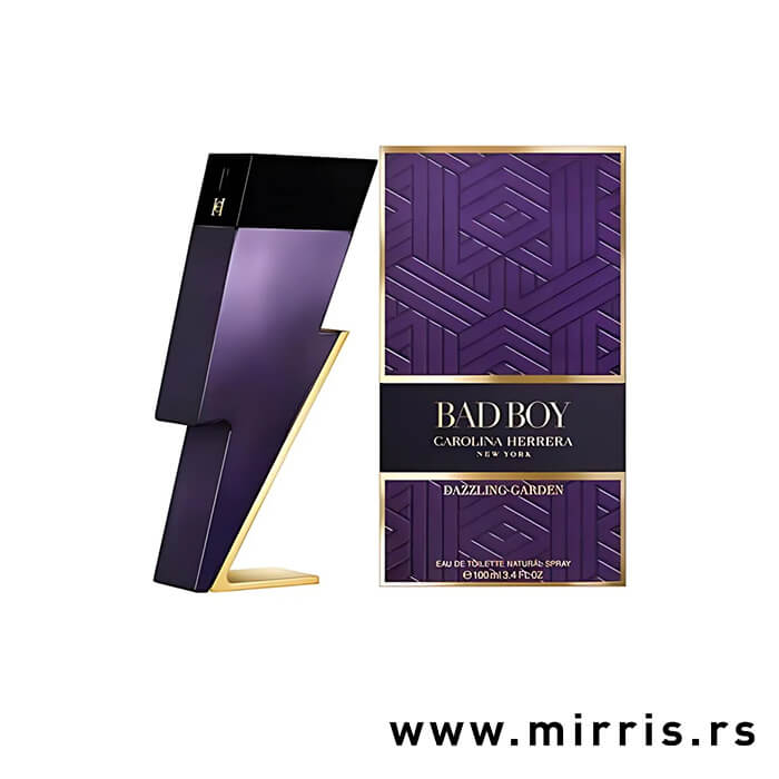 Boca i kutija parfema Carolina Herrera Bad Boy Dazzling Garden