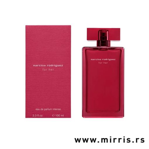Boca i kutija parfema Narciso Rodriguez For Her Intense
