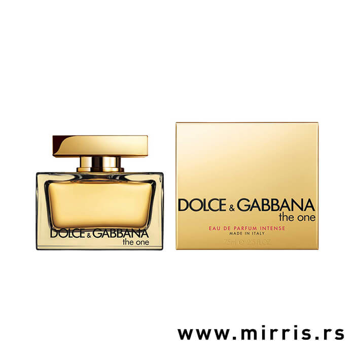 Boca i kutija parfema Dolce&Gabbana The One Eau de Parfum Intense
