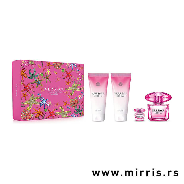 Ženski set Versace Bright Crystal Absolu