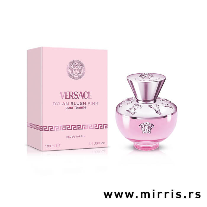 Boca i kutija parfema Versace Dylan Blush Pink